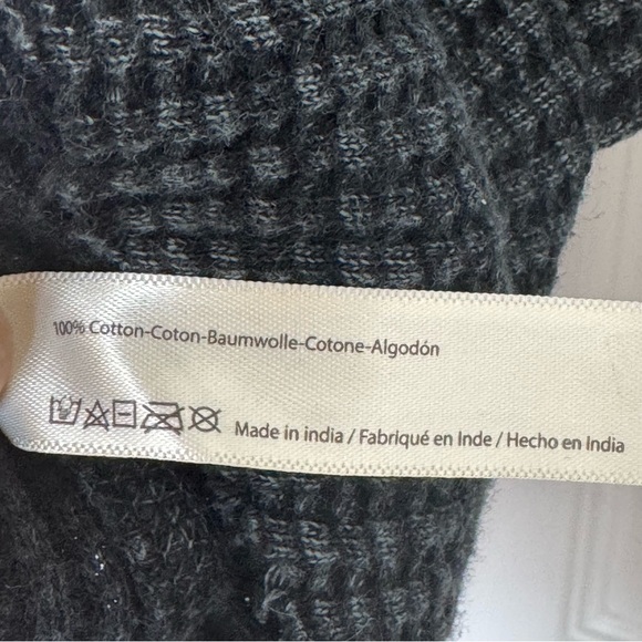 NEW Free People One Colt Thermal Waffle Knit Long Sleeves Top - Picture 7 of 8